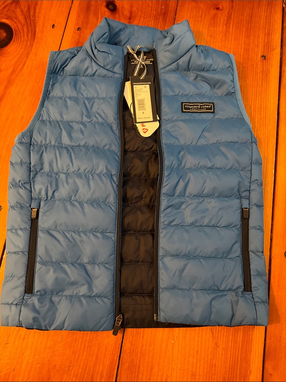 Vineyard Vines Boy’s Blue Quilted Puffer Vest NWT
